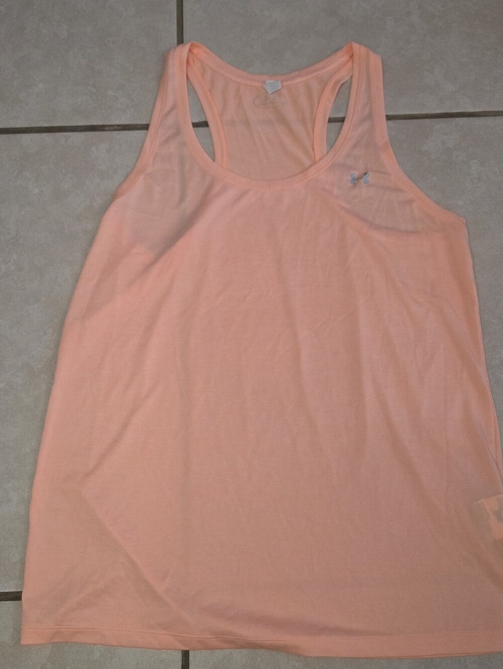 Under Armour Orange Tank Top Womens Large